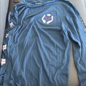 Fox Racing Blue Long Sleeve Shirt